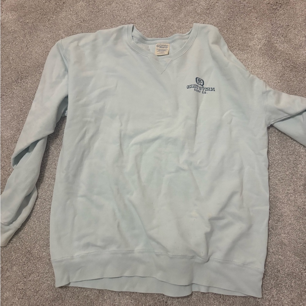 Quiet Storm Women's Light Blue Sweatshirt